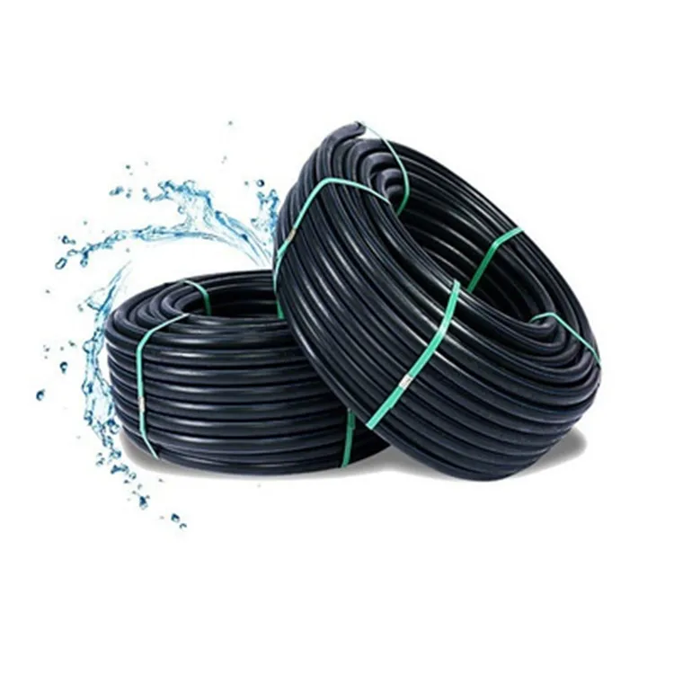 flexible polyethylene pipe 25mm blue stripe poly pipe 32mm 40mm hdpe roll pipe