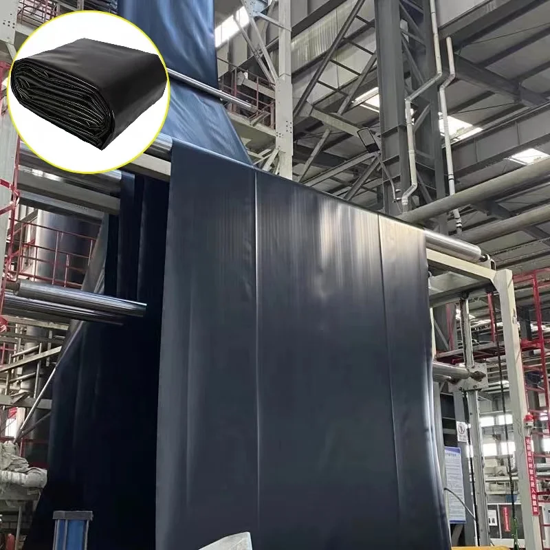 Поставка HDPE Геомембраны шириной 8 метров новый материал противопросачивающаяся мембрана 1 0 мм регулирующая бассейн геомембрана