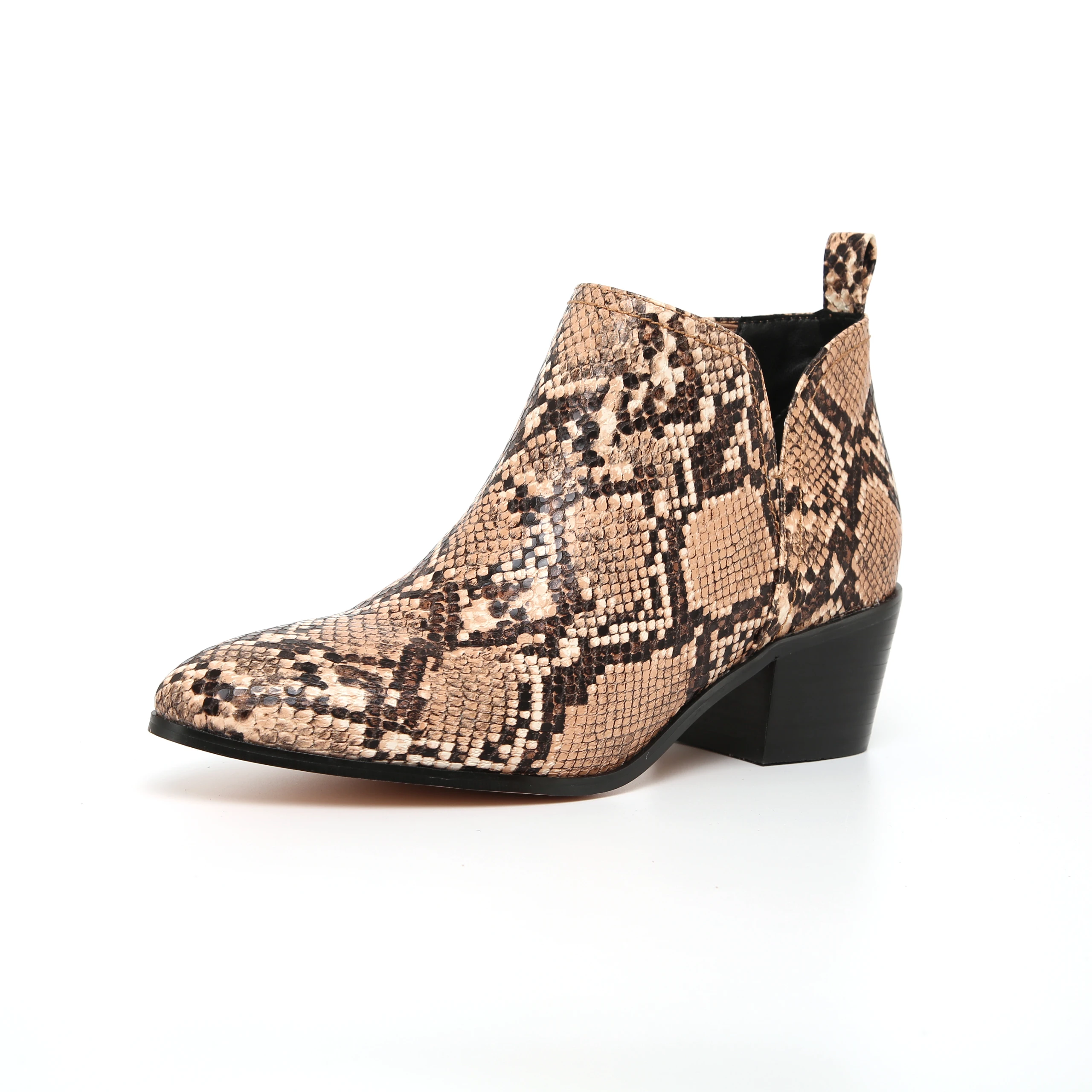 
2021 New Fashion Customized and Comfort Animal Print Chelsea Boots for Women,High Heels Dress Shoe for Ladies 