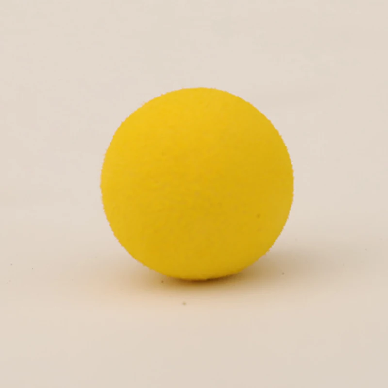 Factory Custom Eco-friendly Material Eva Balls Toys Yellow Color Foam Balls