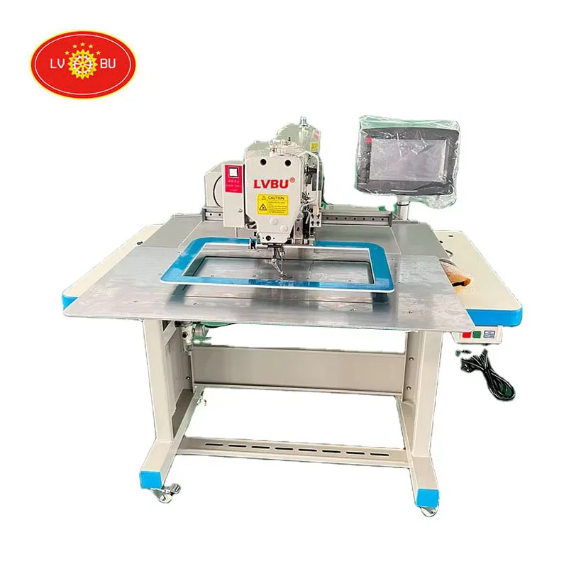 LVBU-3520G Industrial Fur Ear Sewing Machine Flat-Bed Automatic Pattern Sewing Machine For Sale