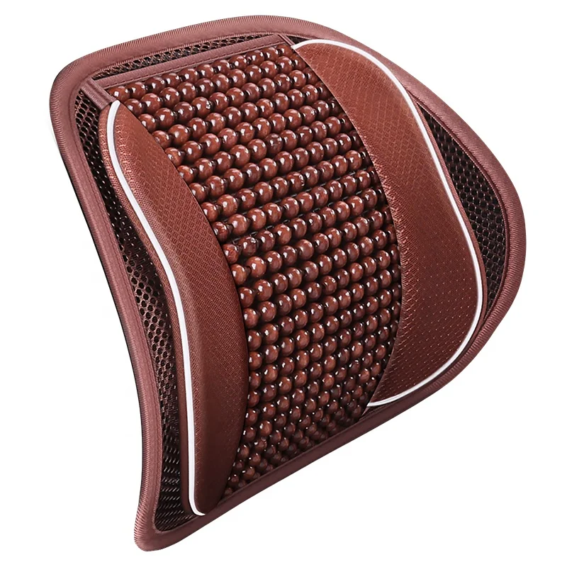 Высококачественное деревянное сиденье с бусинами офисное кресло Массажная подушка для поясницы опора автомобиля грузовика автобуса