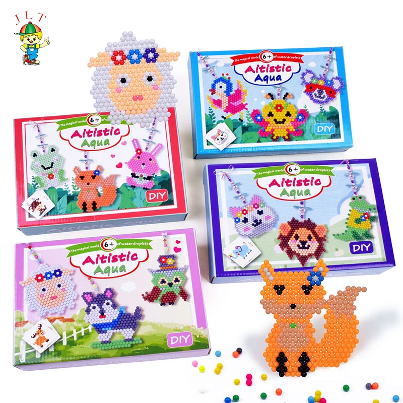 Good Quality Crafts Children Educational Toys Hama Fuse Beads Kids Creative Diy Plastic Diy Magic Beads