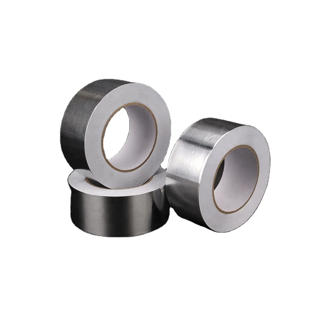 Copper Foil Tape Stained Glass Aluminum Foil Tape Recyclable Jumbo Roll Aluminum Silver Tape