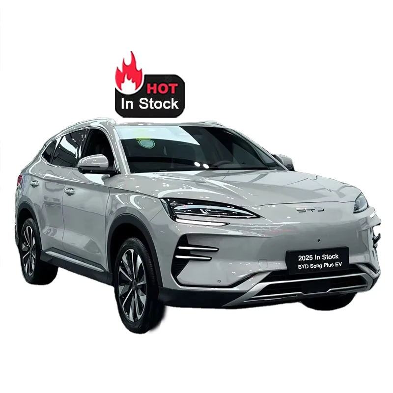 Best Electric Car In Stock 2025 BYD song Plus EV Electric Car 2022 Tesla BYD Cars Used Right Hand Drive