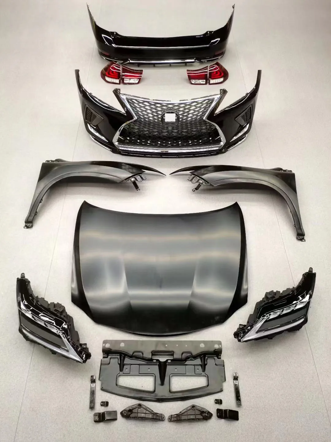 KLT High quality plastic RX old upgrade new convert 2020 model body kit for lexus RX300 rx350 rx450h rx270 2005-2008 bodykit