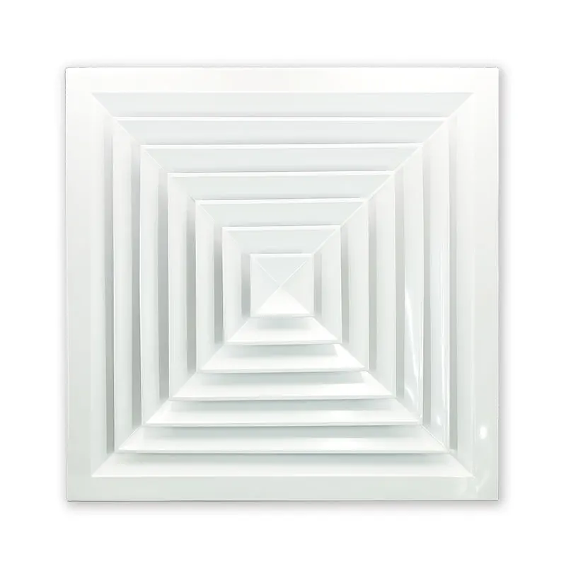 Кондиционер Терминал 4 двойной потолочный диффузоры для комнаты вентиляции воздуха на выходе системы и кондиционирования