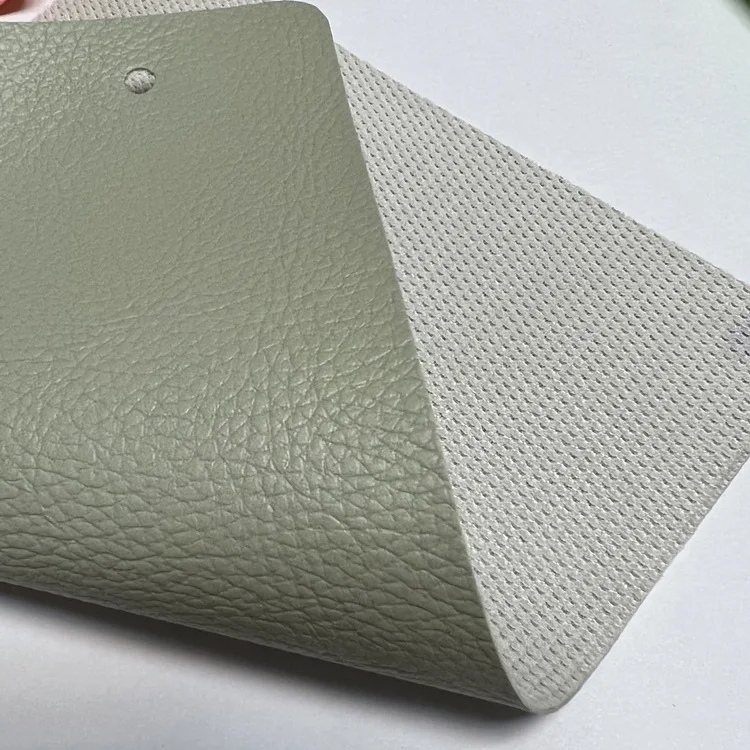 China supplier recycled PVC faux fabrics leather furniture pu microfiber vegan leather sofa living room furniture