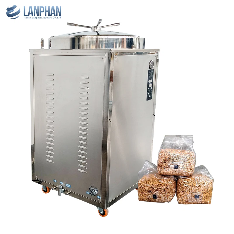 Vertical Steam Sterilizers Autoclave 200 Liters Laboratory For Mushroom Substrate