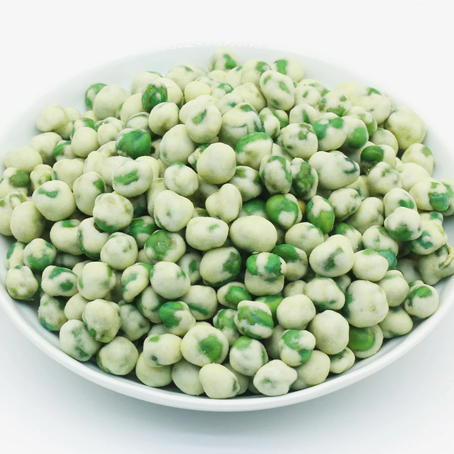Здоровые закуски жареный вкус Васаби с покрытием зеленый горошек