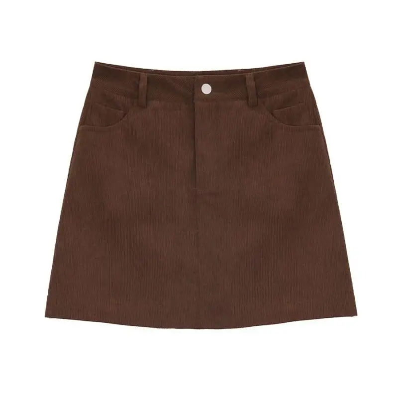 Clothing Manufacturer Oem 2024 Ladies Fashion Sexy Corduroy Elegant Mini Skirt For Women Sexy Clubwear Bodycon Skirt