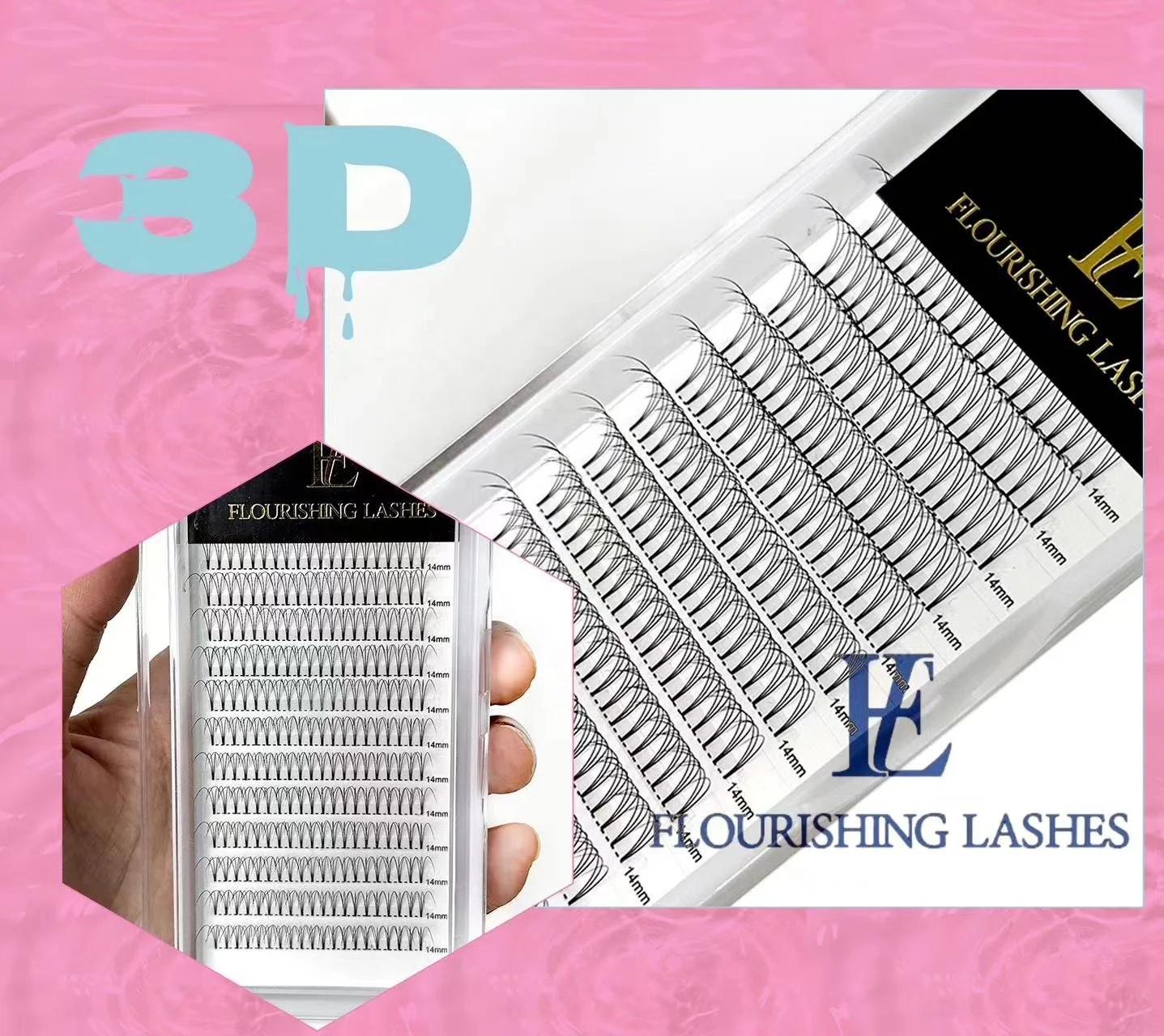 0.07mm 0.1mm Premade Fans Lashes Eyelashes False Eyelashes Samples Handmade Volume Lashes Products False Free Natural Hand Made