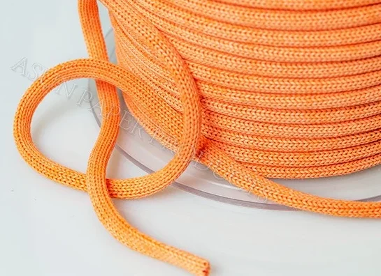 100% paper material Fsc knitted paper cord for shopping bags