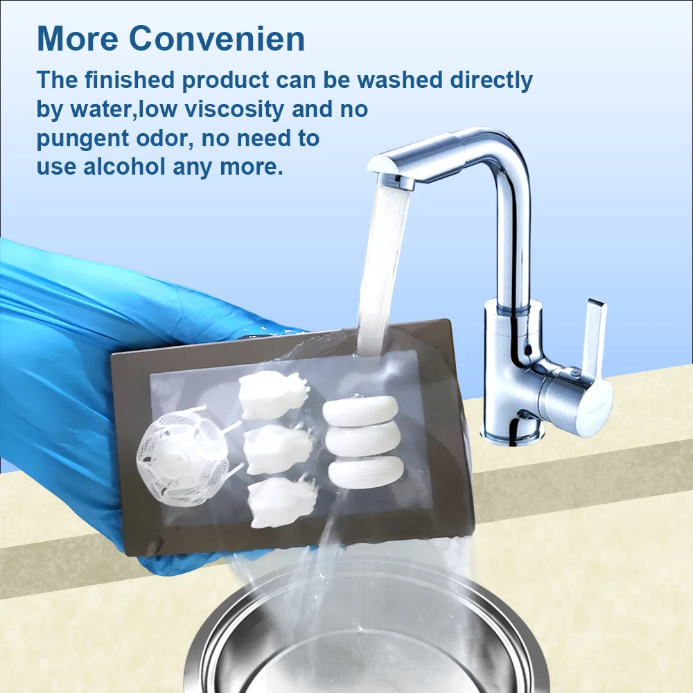 Water Washable Resin for LCD DLP SLA 3D Printer 405nm JAMGHE