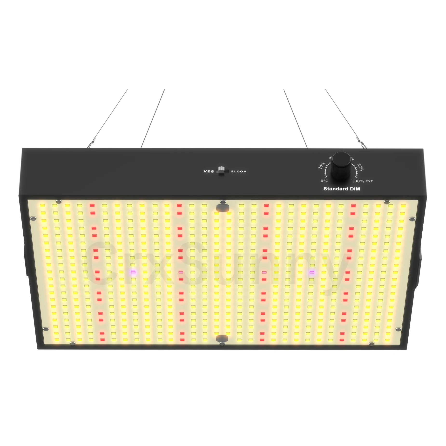 CrxSunny Dimmable 1000W 2000W Full Spectrum Plant Planting IR UV Veg/Bloom Switch Greenhouse Hydroponic Samsung LED Grow light