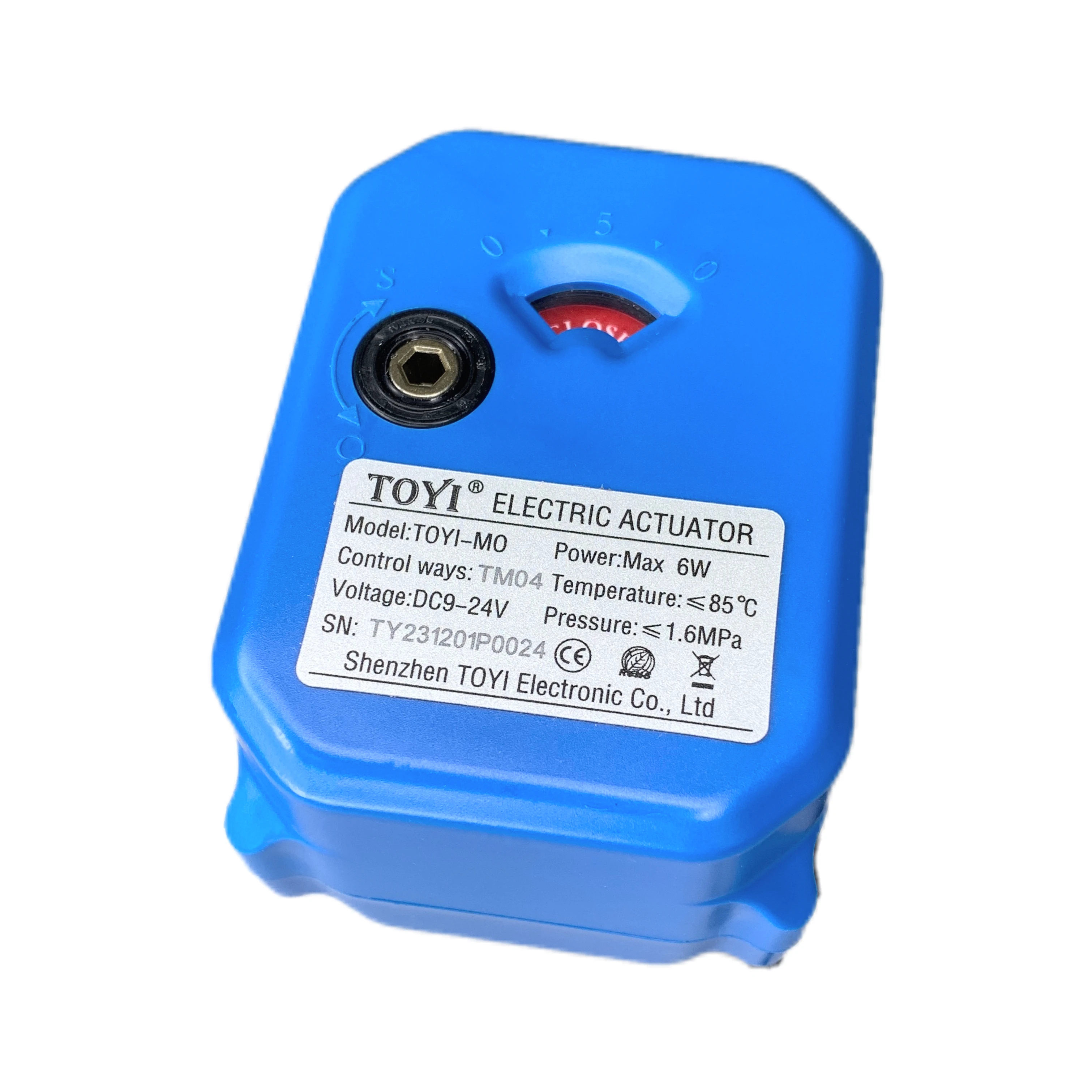 TOYI 2 Way DC12V 24V Power Off Reset UPVC Material Electric Ball Valve DN25 25mm Double Union Control Water Valve For Hot Spring