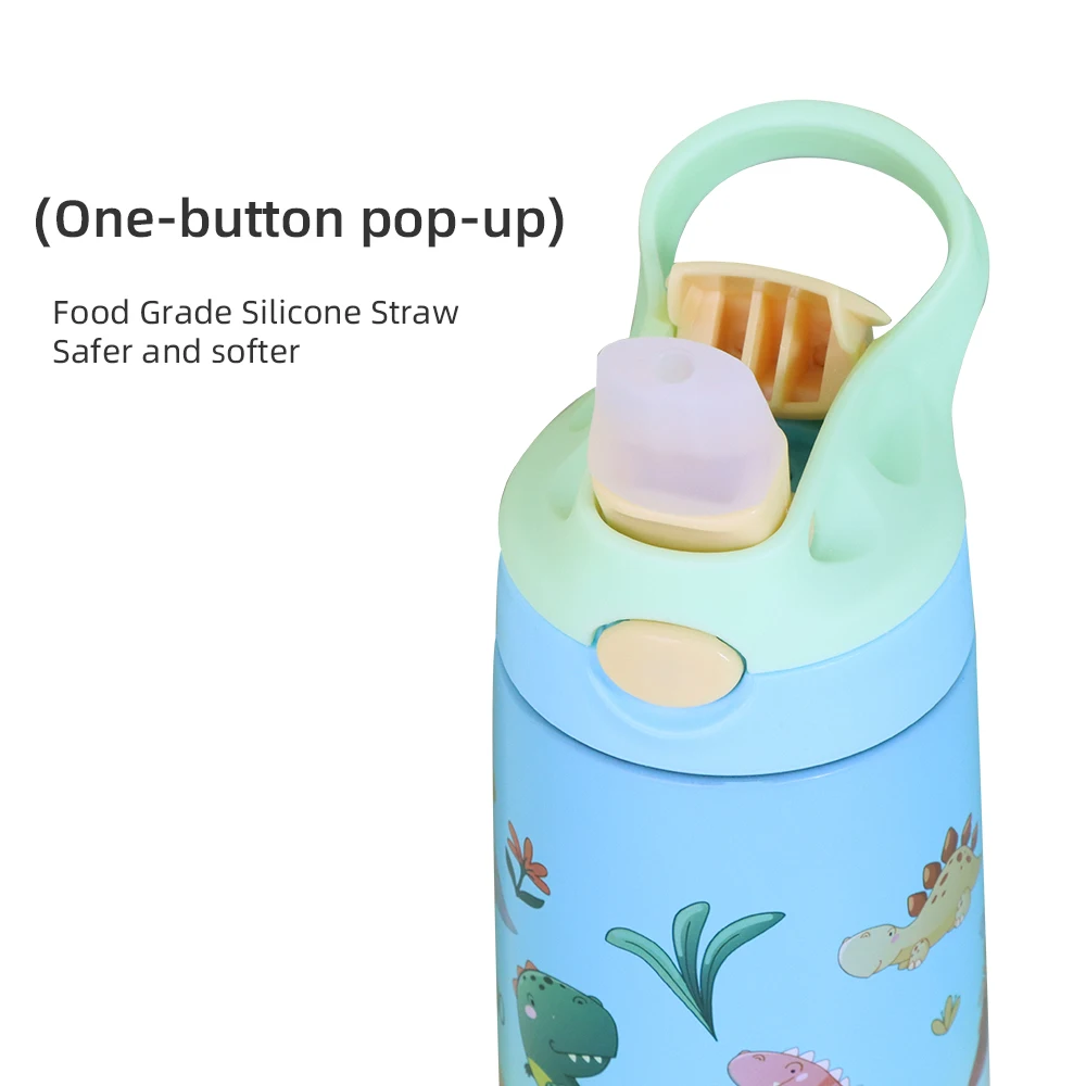 Factory Price 14Oz 420Ml Kids Stainless Steel Vacuum Insulated Tumbler Diy Sport Blank Water Bottles