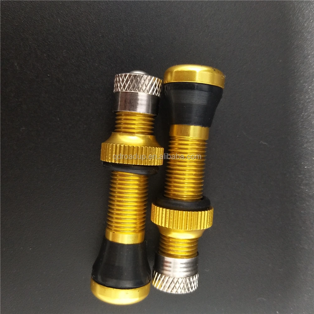 Bicycle Schrader Valve for Road MTB Bicycle Tubeless Tires Brass Core Alloy Stem Tubeless
