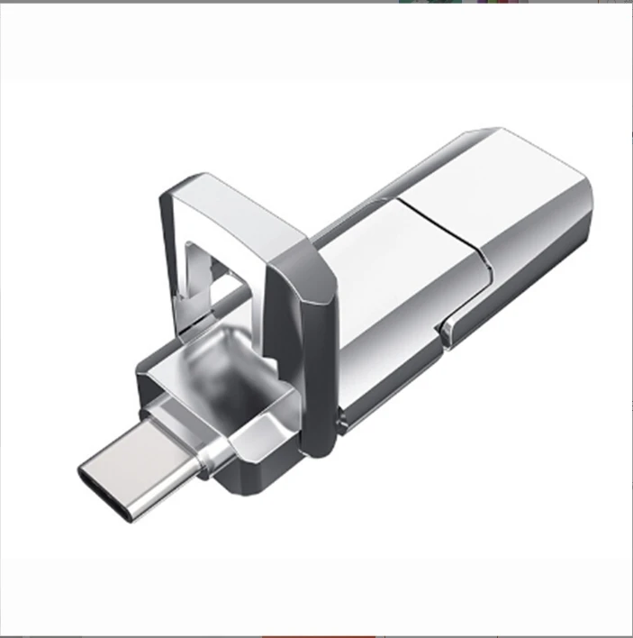 Стильный 816 32 64 128 ГБ Type-c двойной порт USB 3,0 телефон флэш-накопитель металлический USB-C флэш-накопитель для смартфона планшетный компьютер
