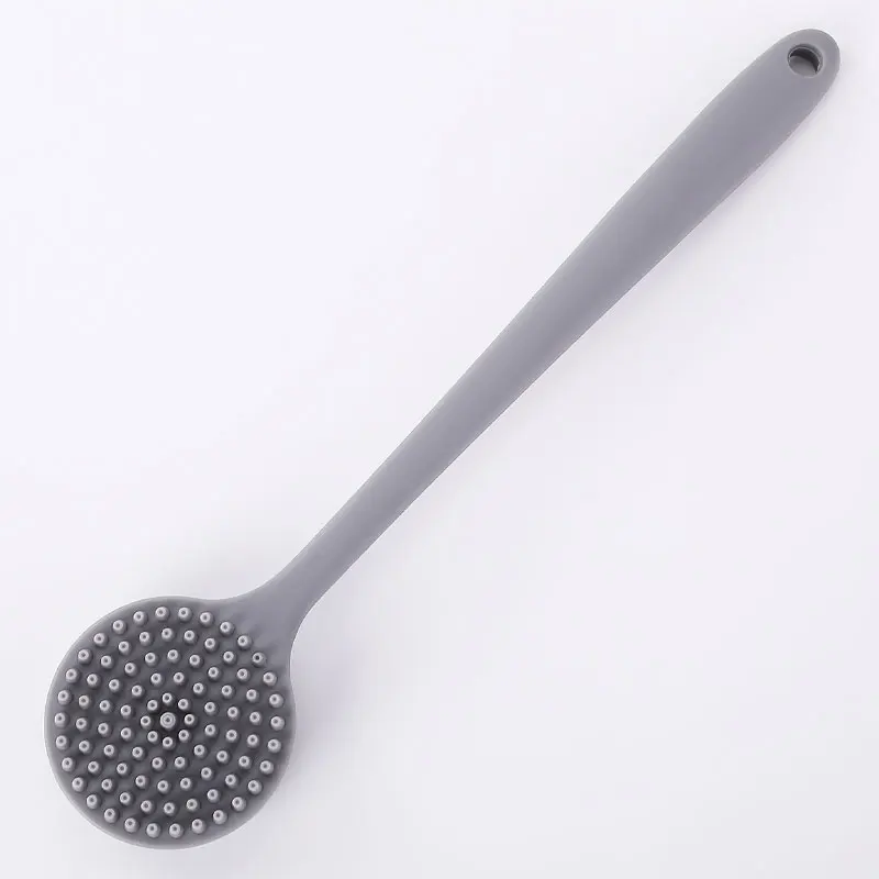 wanmei Salon silica gel scrub set is soft and does not hurt the skin soft close skin for shampoo bath brush