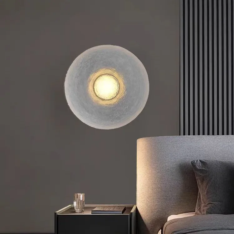 New Resin Transparent Decorative Wall Lamp for Living Room Bedroom Aisle Wall Lamp