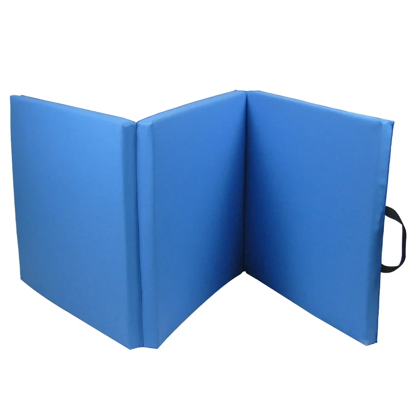 
Tri-fold Gymnastics Tumbling Mat Yoga Mat with Carry Handles 