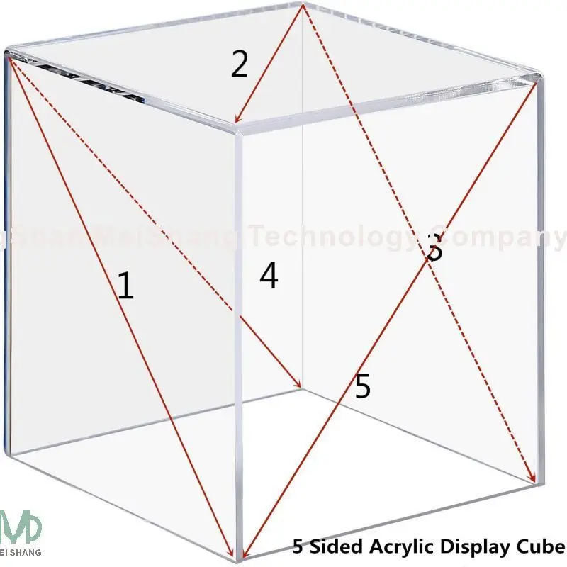 Custom Acrylic Card And Game Cartoon Display Of Box With Magnet Closure Perspex Case