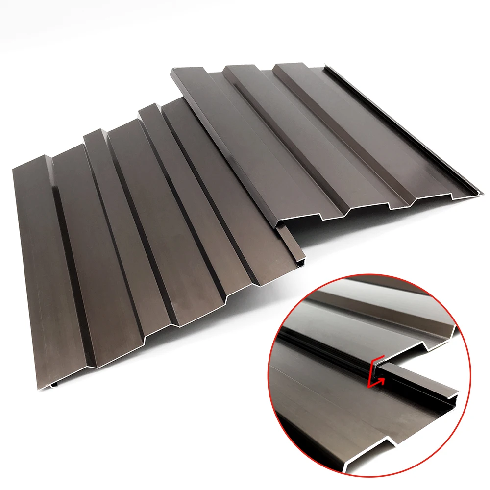 Bronze Polished Wooden Construction Building Material Casting Anodized Extruded Industrial Profile Aluminum Gusset Plate