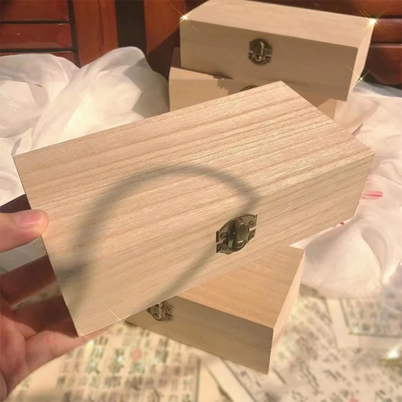 Hot Selling Pine Wooden Storage Box High Quality Pine Wooden Jewelry Box