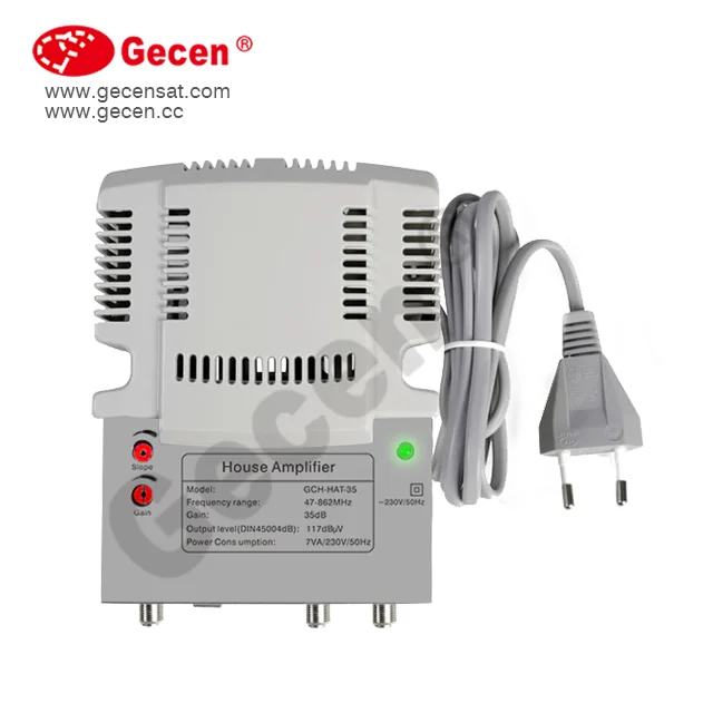 GECEN CATV Indoor signal Amplifier wtih 35dB gain GCH-HAT-35