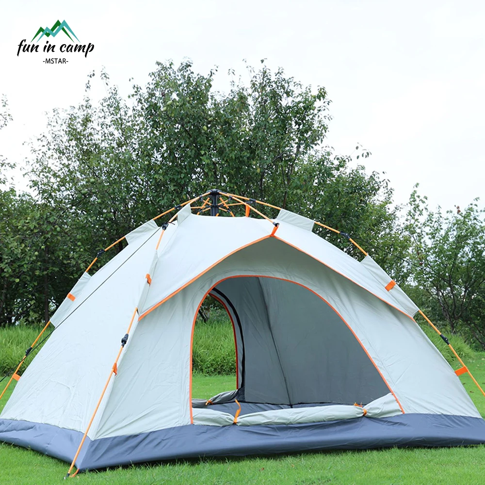 Automatic Pop Up Tent For 2/3/4 People Waterproof Tents Camping Outdoor