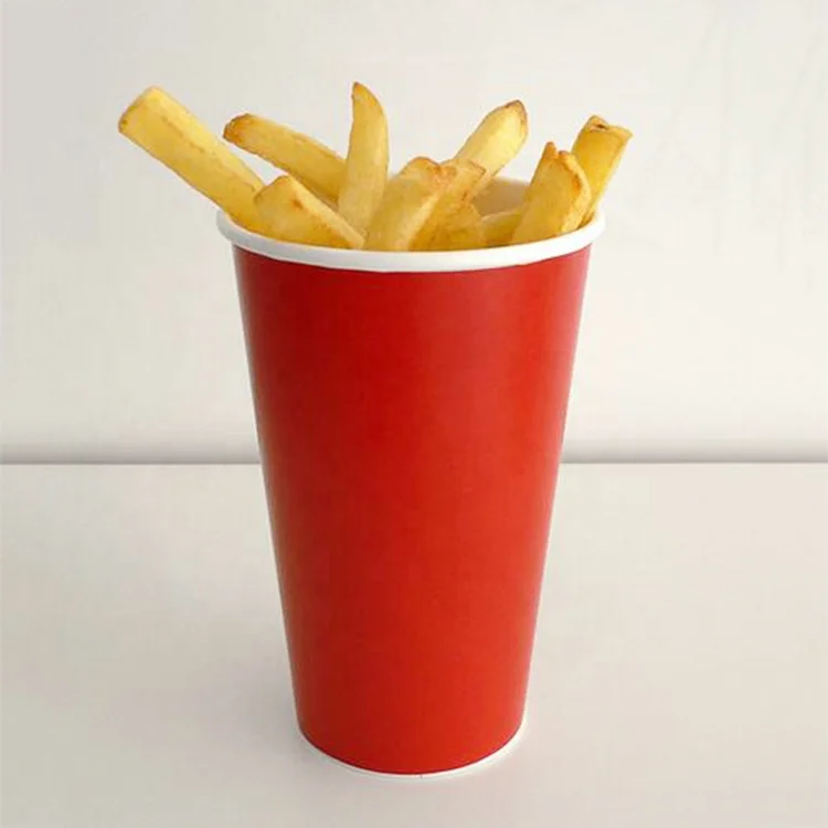 Customized Popcorn Bowl For Food Packing Takeaway French Fries Cups Fried Chicken Paper Box