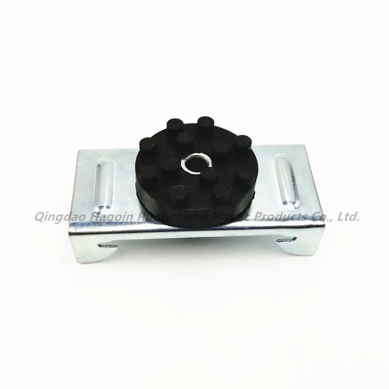 Stock RSIC-1, DC04 Rubber Resilient Sound Isolation Clips, Mute Quiet Drywall Clips for Hat Furring Channel