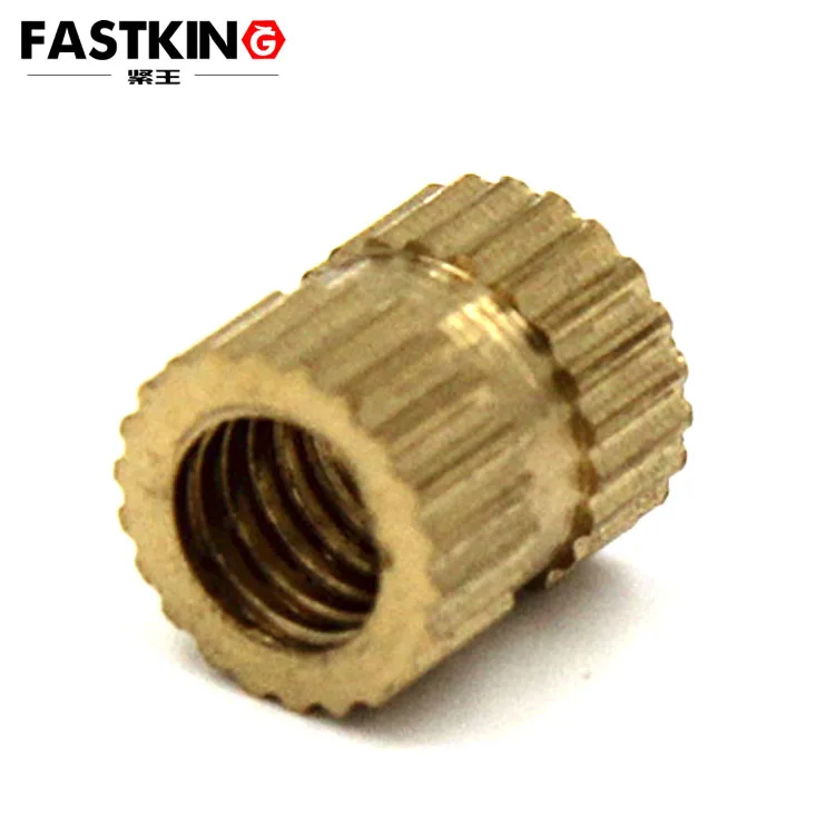 Hot sale Threaded Knurled Brass Insert Nut for plastics