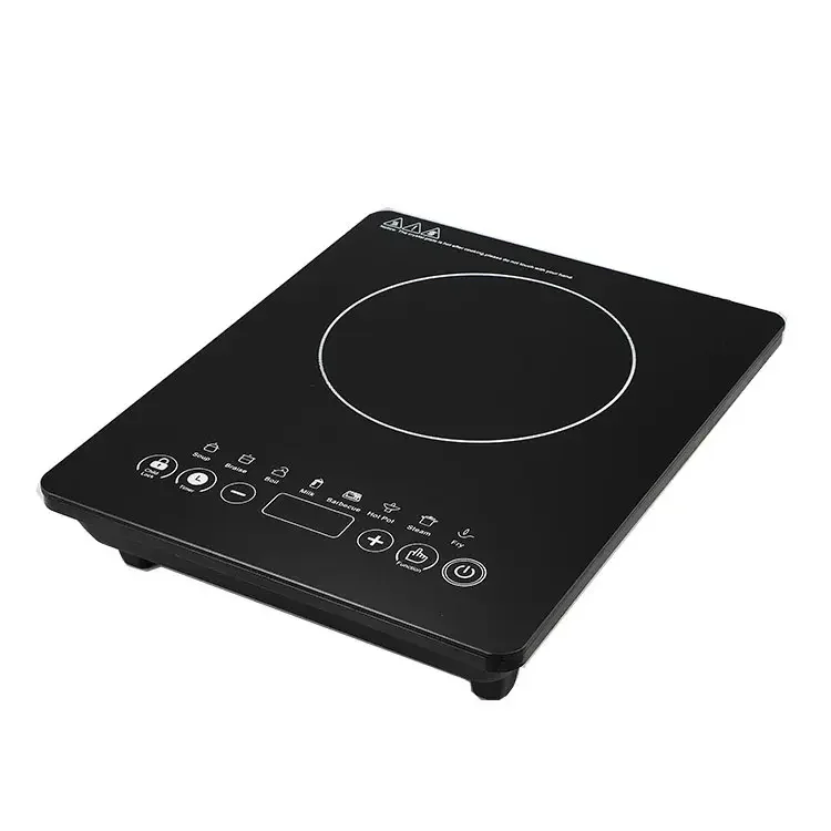 Popular Style 2000w Kitchen Crystal Glass Electric Induction Cooker Induction Cooktop