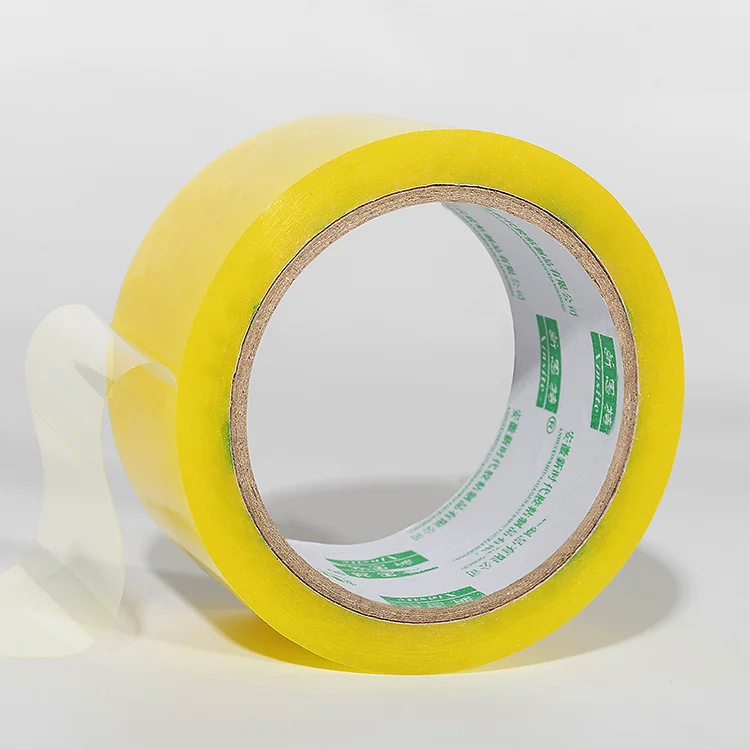 Custom  Excellent Holding Power Yellow BOPP  Packing Tape For  Cartons Sealing And Mailing