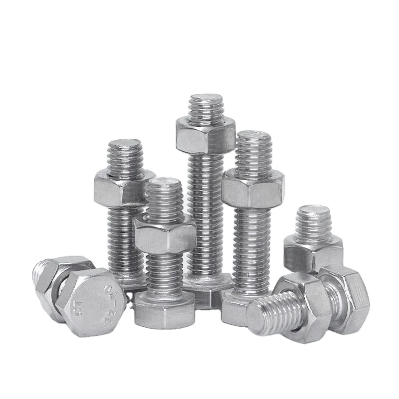 TOBO Good Quality High Strength 10mm Stainless Steel Hex Head Nut And Bolt Set
