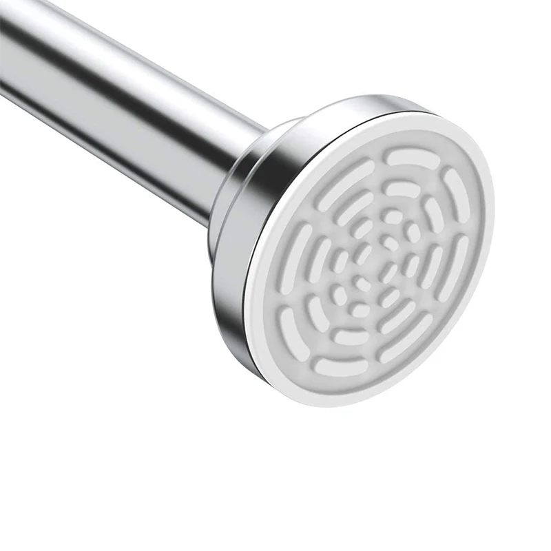 Factory Custom Size Telescopic Round Tension Adjustable Shower Curtain Rod