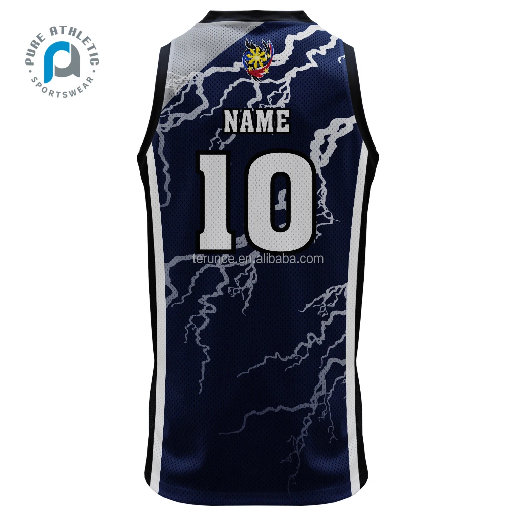 Pure 2022 wholesale OEM customized team womens blue reversible basketball uniform design
