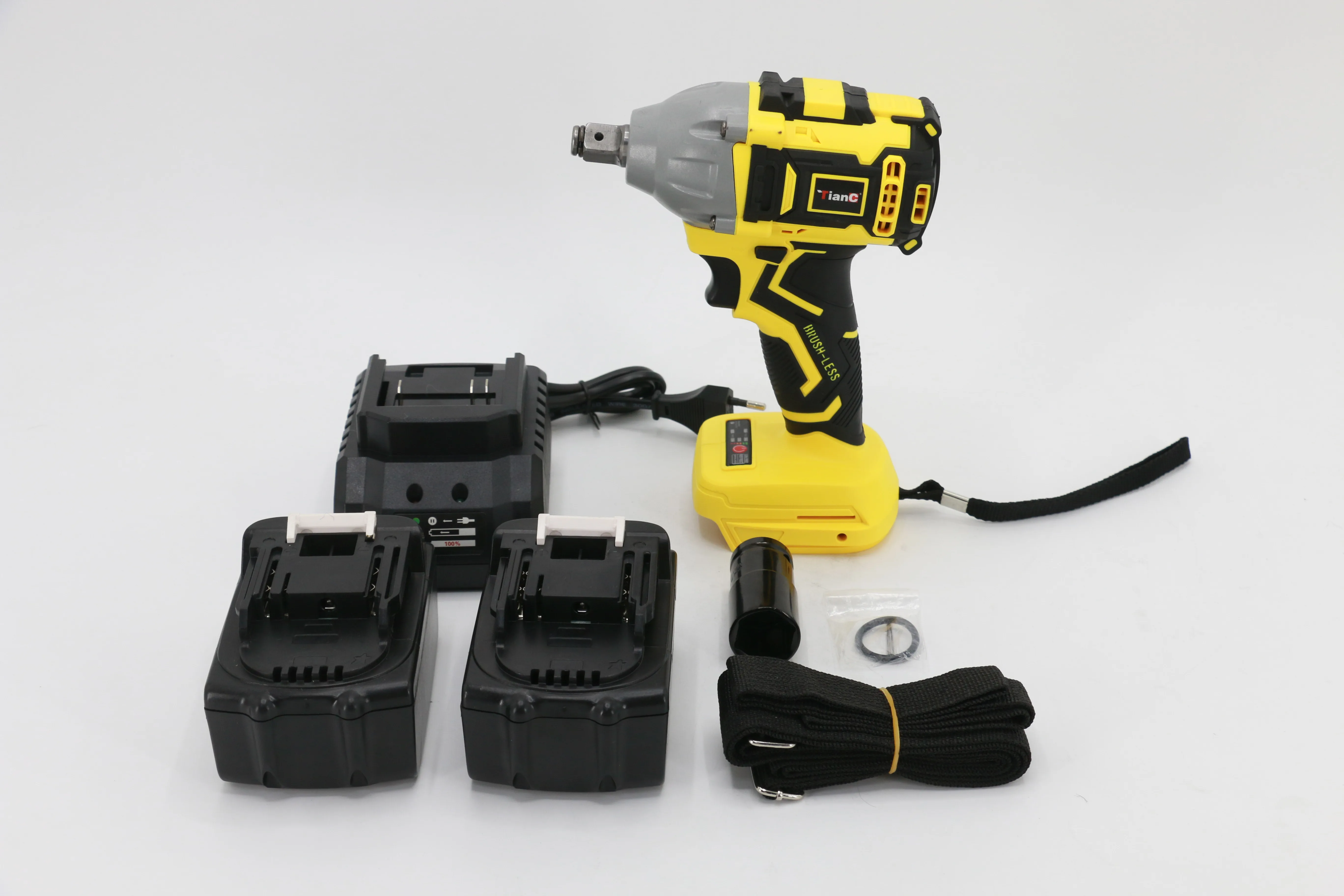 Maximum power 360 Nm lithium battery power tool cordless wrench 20v 1/2 inch head impact power wrench