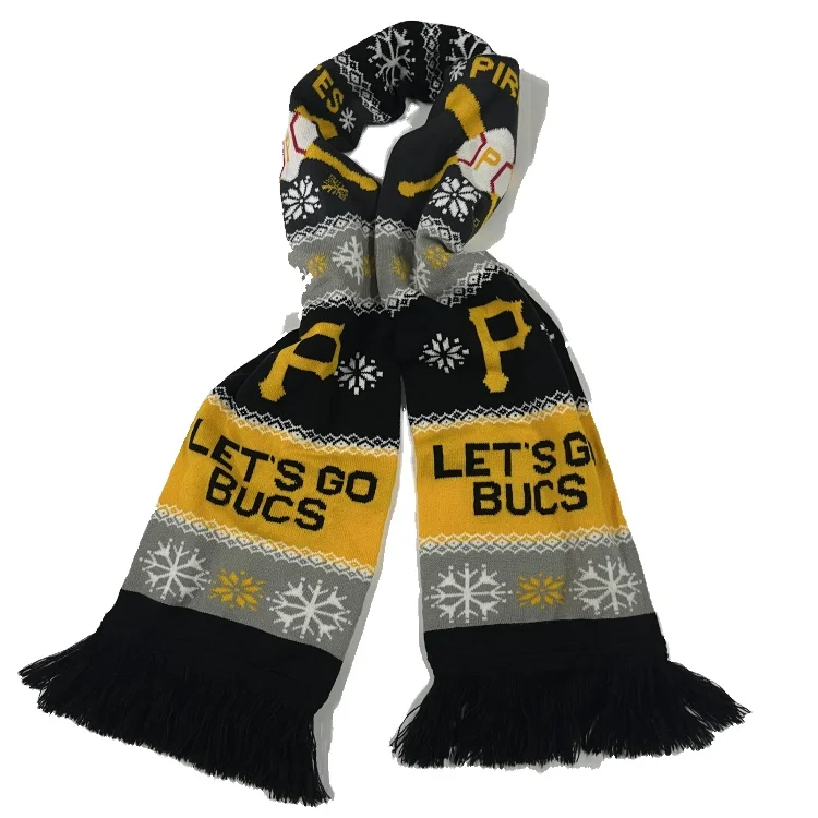 Оптовая продажа быстрая доставка Дизайнерские шарфы из полиэстера с сублимационной печатью ваш собственный логотип рекламный футбольный