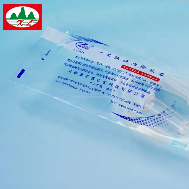 Полиэтиленовая/ПЭТ композитная пленка и диализный бумажный пакет