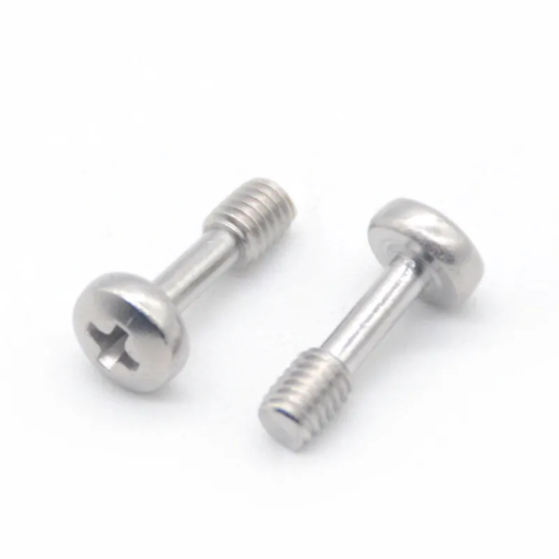 Socket stainless steel waisted shank screw captive screw