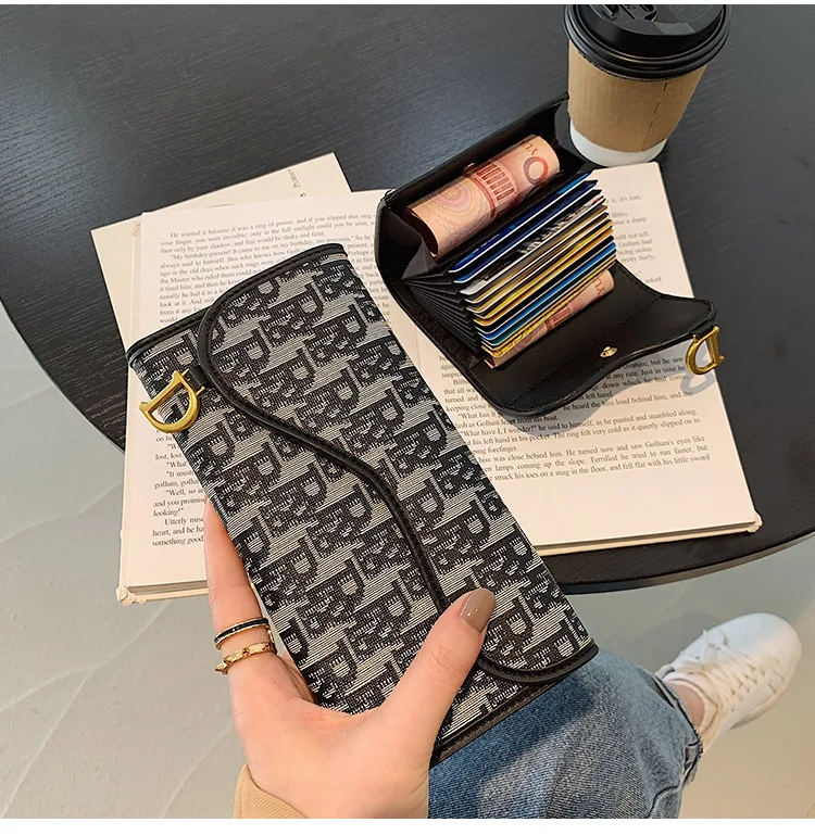 2022 Factory direct sale luxury designer brand wallet Fashionable leather brand wallets for women