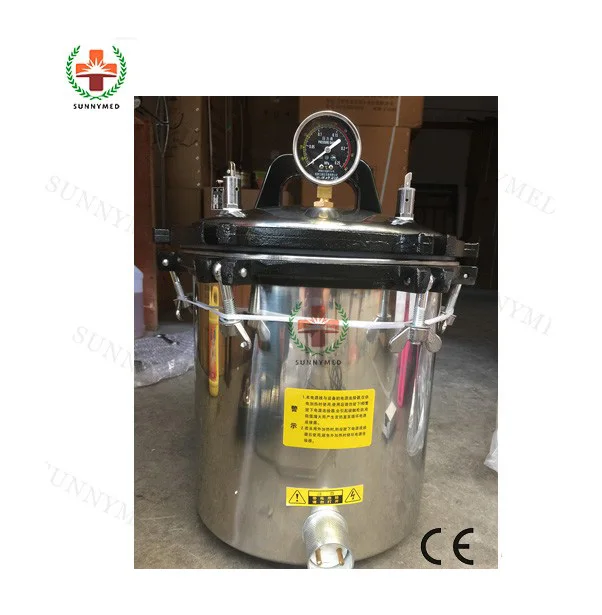 SY-T002 Portable 12x12 Aluminum Steam Sterilizers Autoclaves Pressure Steam Sterilizers