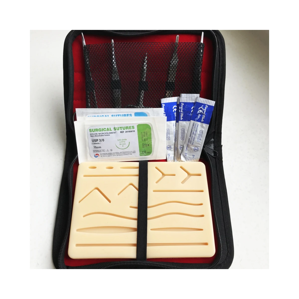 Teaching Medical Science Resources Suture Kit Pad Surgical Suture Pad Practice Kit For Medical