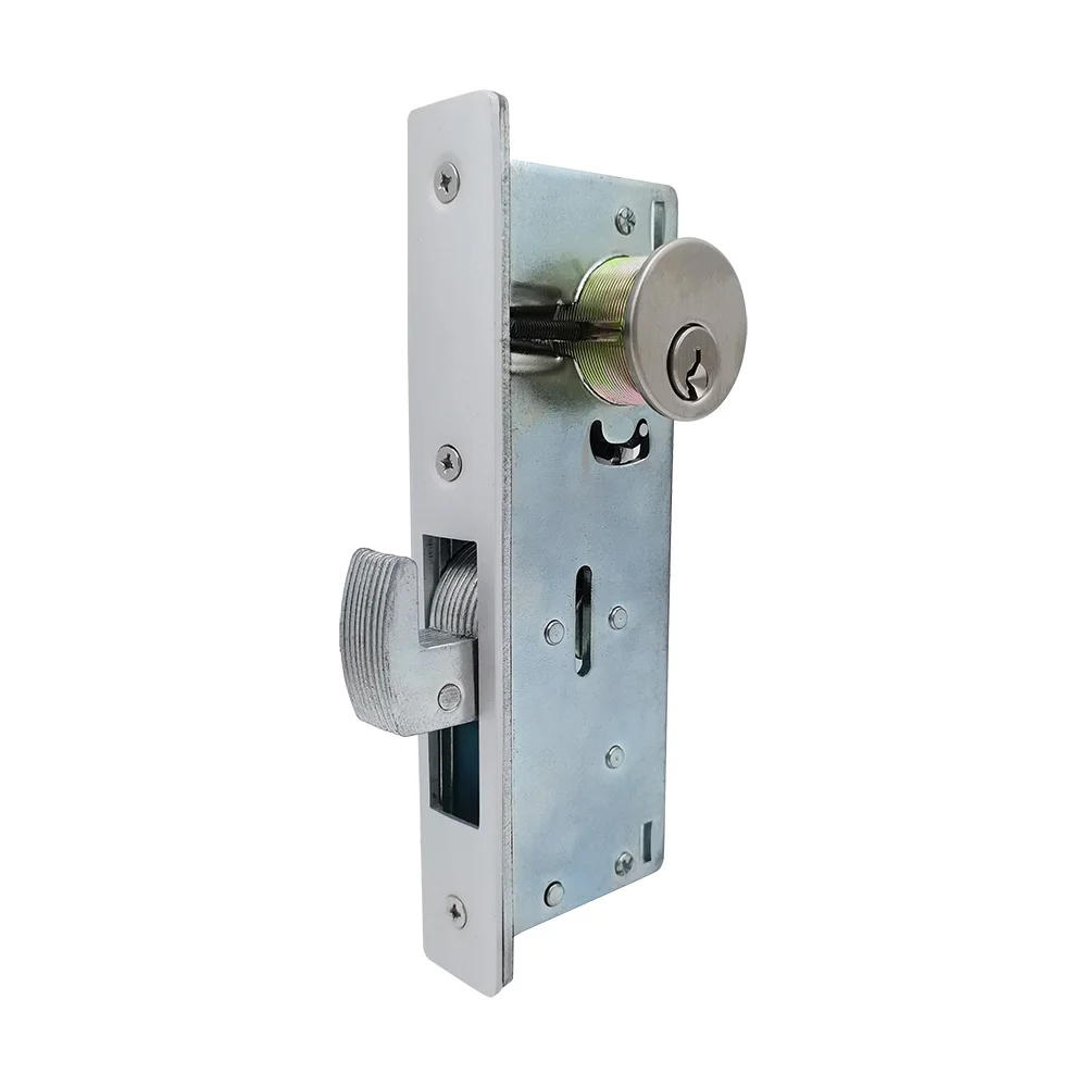 Iron Material Storefront Door Lock Alsecure Commerical Door Mortise Lock for Shop Doors