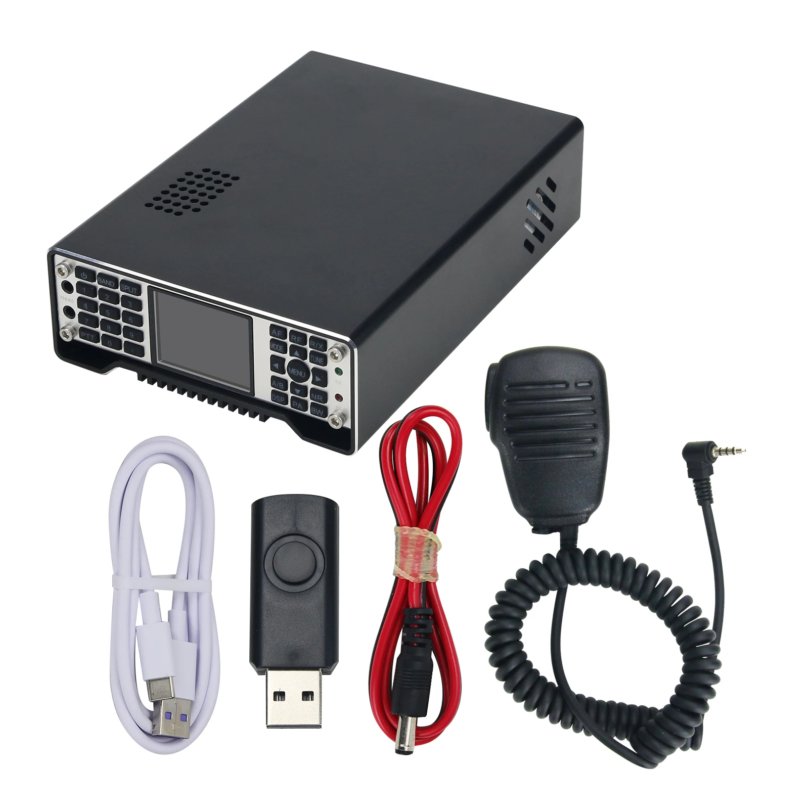 HamGeek Q900 SDR радио третьего поколения 300 кГц-1 6 ГГц трансивер с компасом GPS