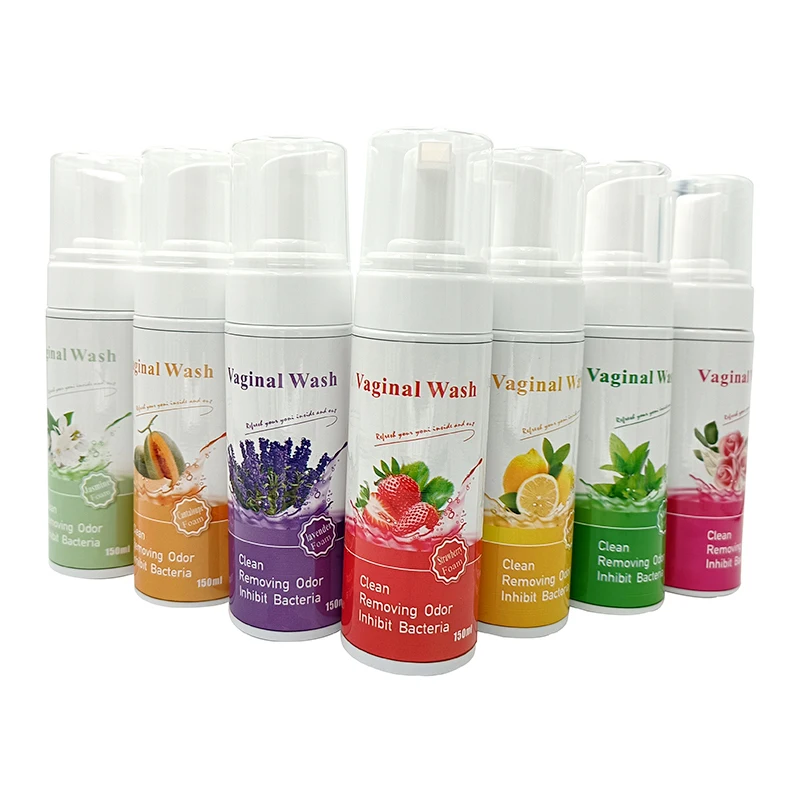 8 Kinds of flavors in stock for menstrual cup cleaner and menstrual cup cleaning wash