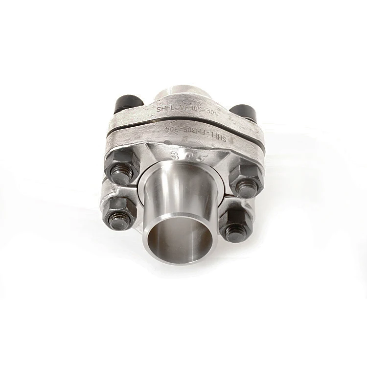 ISO 6162.2 Heavy 6000psi Stainless Steel Butt Weld SAE Flange Coupling with Flange Head